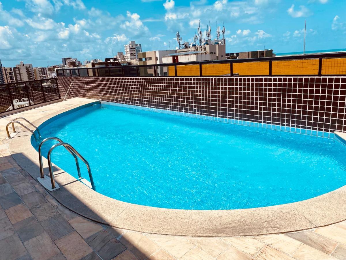 Perto Da Praia E Piscina Na Cobertura Maceió Exterior foto